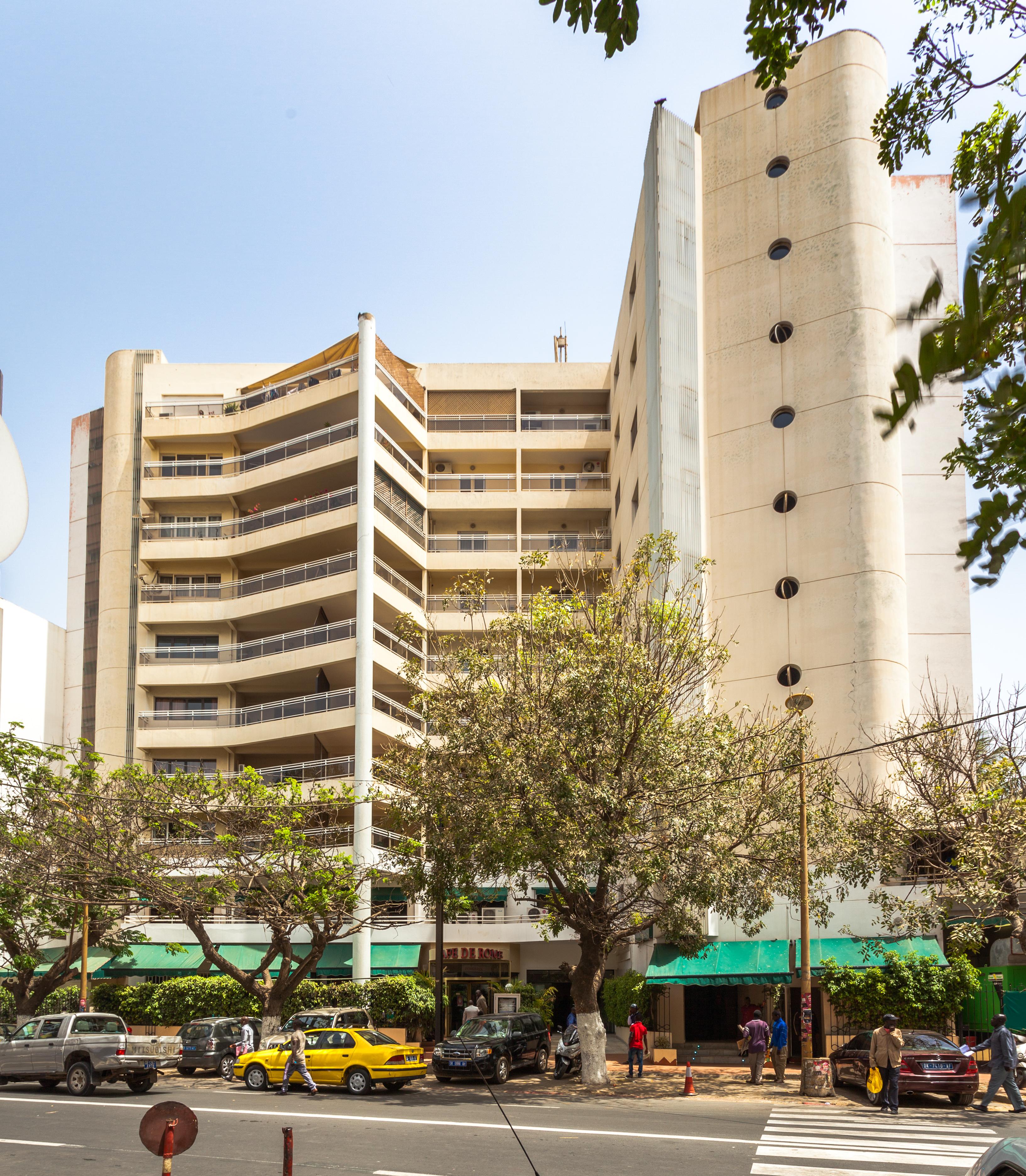 Hotel Cafe De Rome Dakar Exterior foto